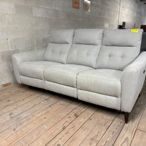 Alpendale - Fabric Power Reclining Sofa with Power Headrests