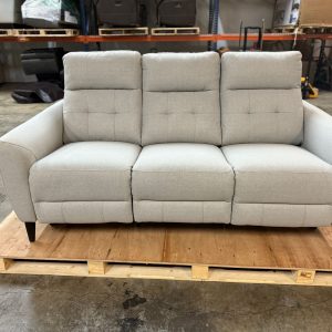 Alpendale - Fabric Power Reclining Sofa with Power Headrests