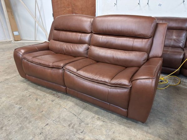 Rhodes Leather Power Reclining Sofa - Image 8