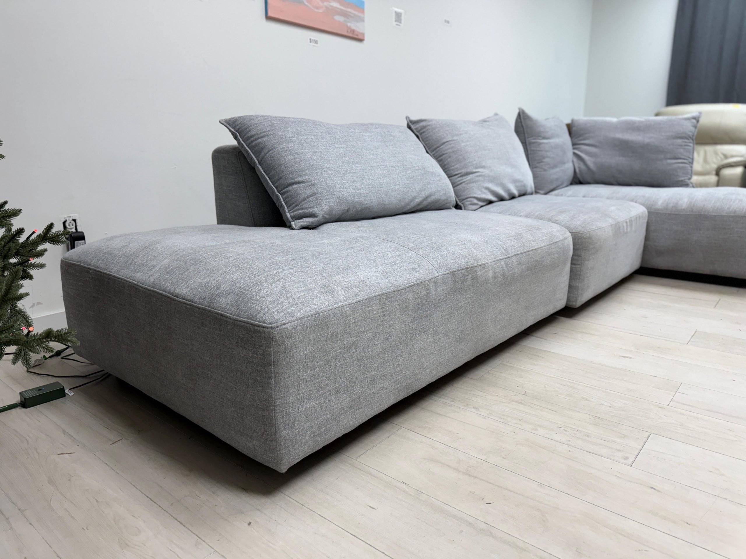 Macon 3-piece Fabric Modular Sectional - Image 4