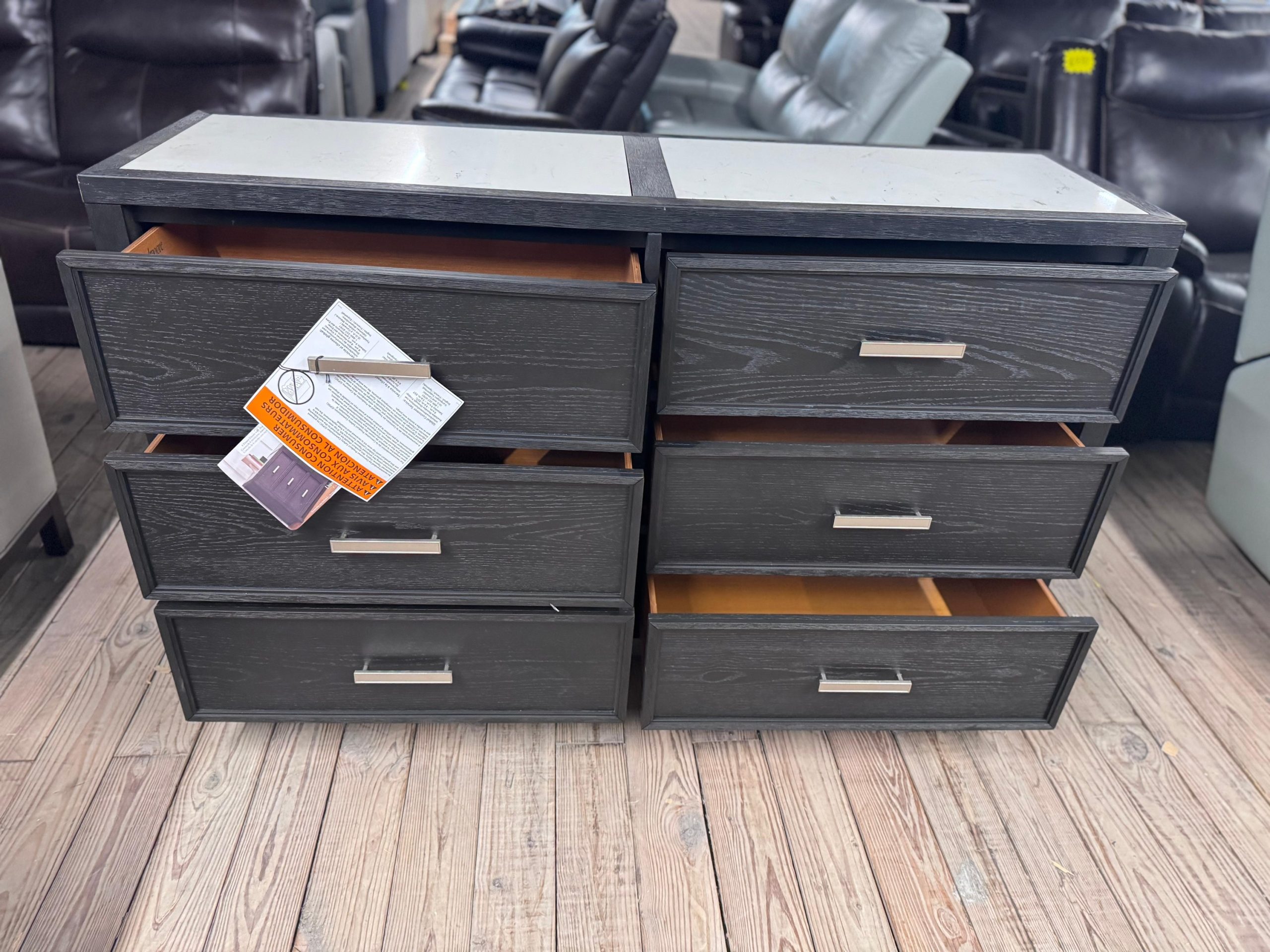 Bellevue 6-drawer Dresser with Quartz Top - Image 5