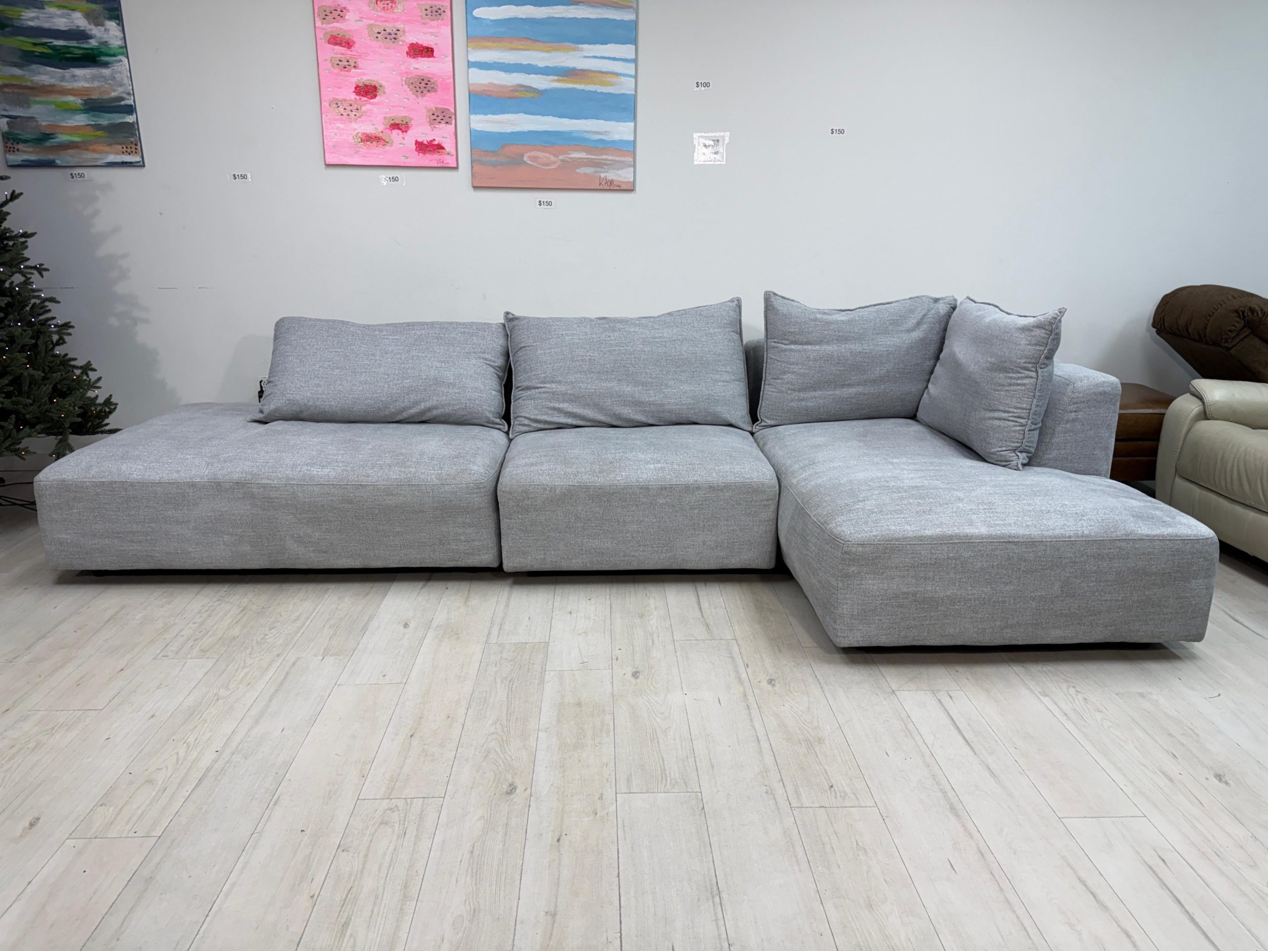 Macon 3-piece Fabric Modular Sectional - Image 2