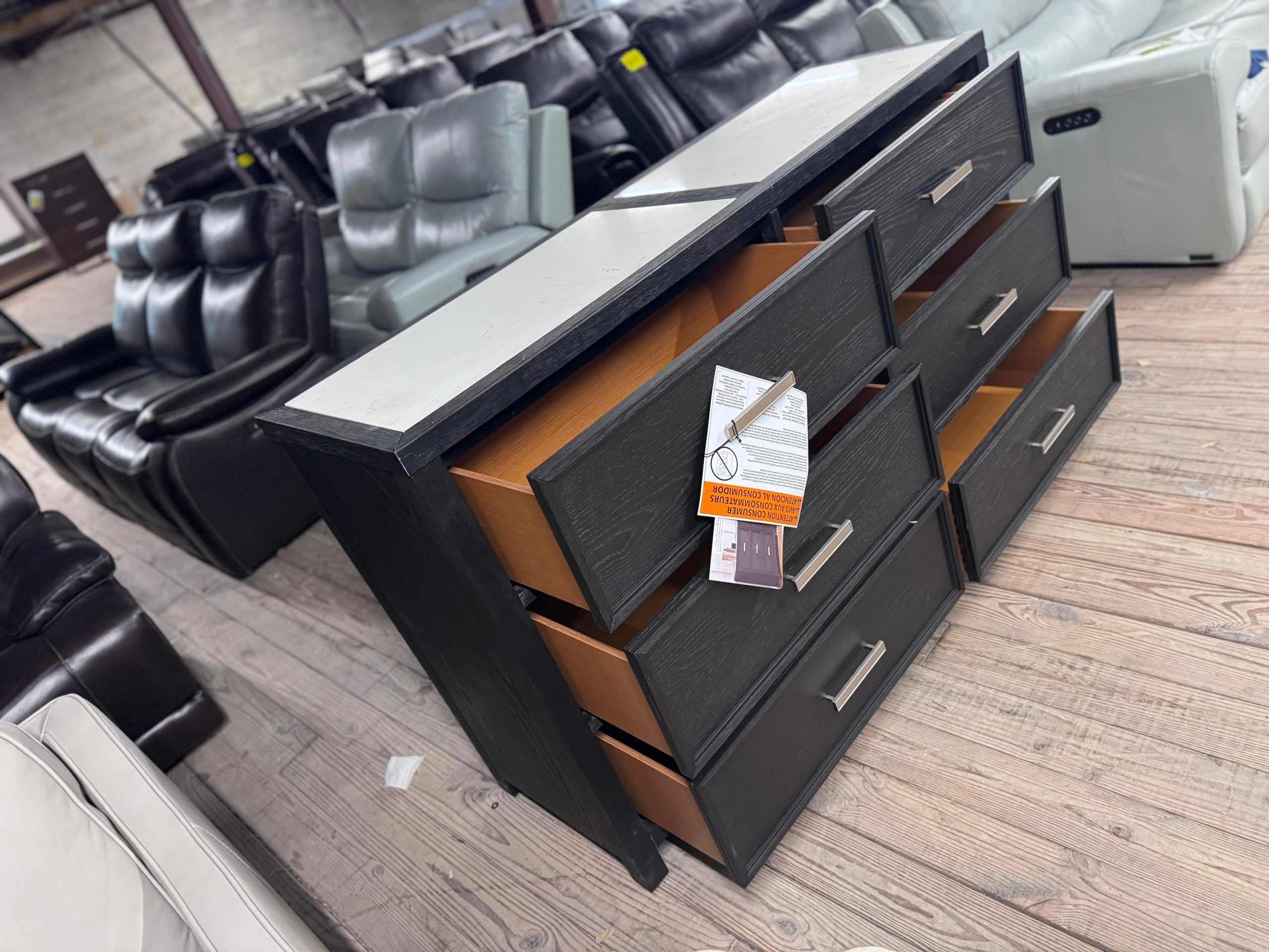 Bellevue 6-drawer Dresser with Quartz Top - Image 4
