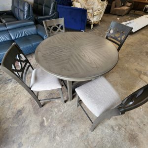 Turgeon 4 - Person Solid Wood Top Four Leg Dining Set