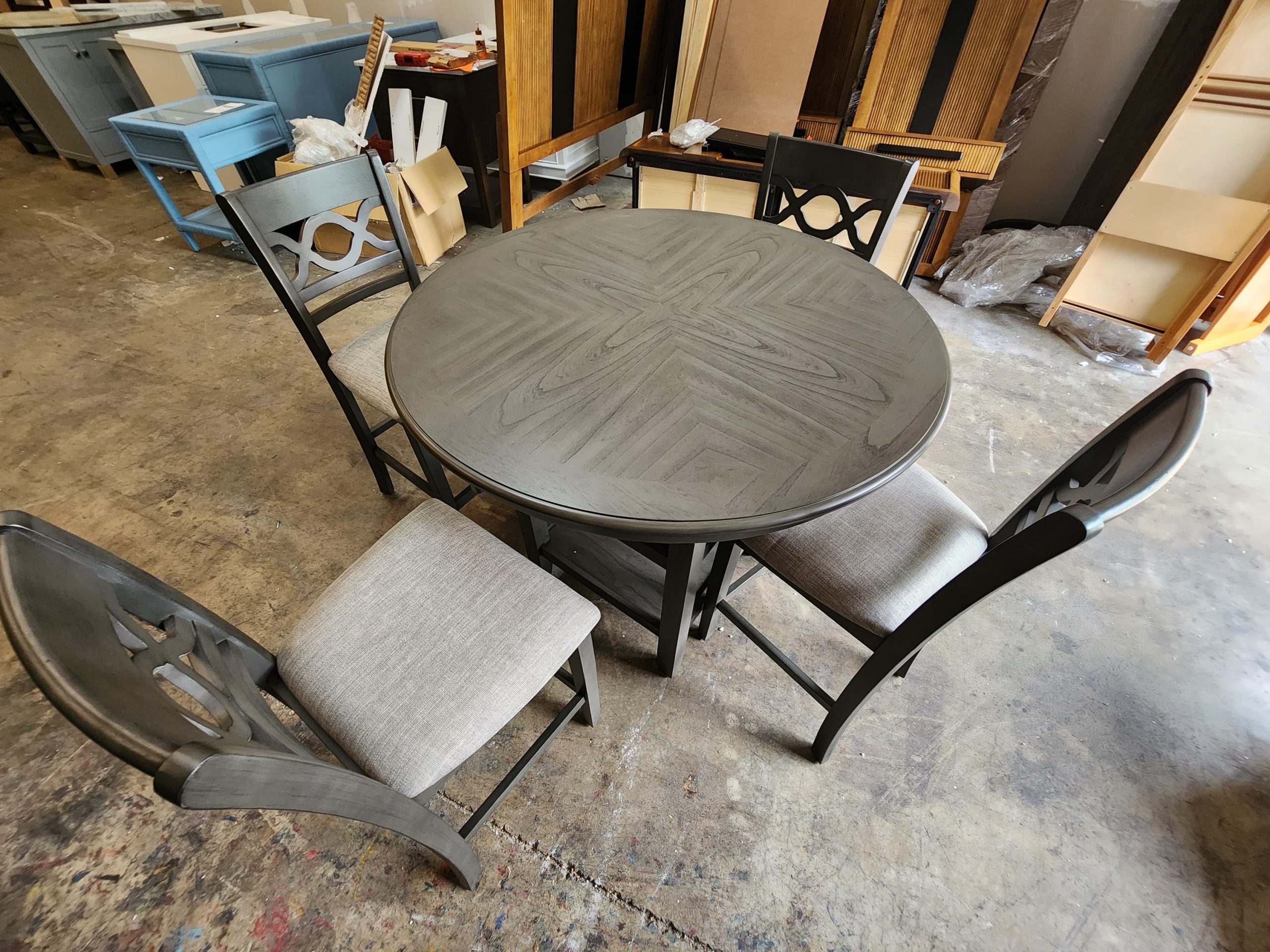 Turgeon 4 - Person Solid Wood Top Four Leg Dining Set - Image 3