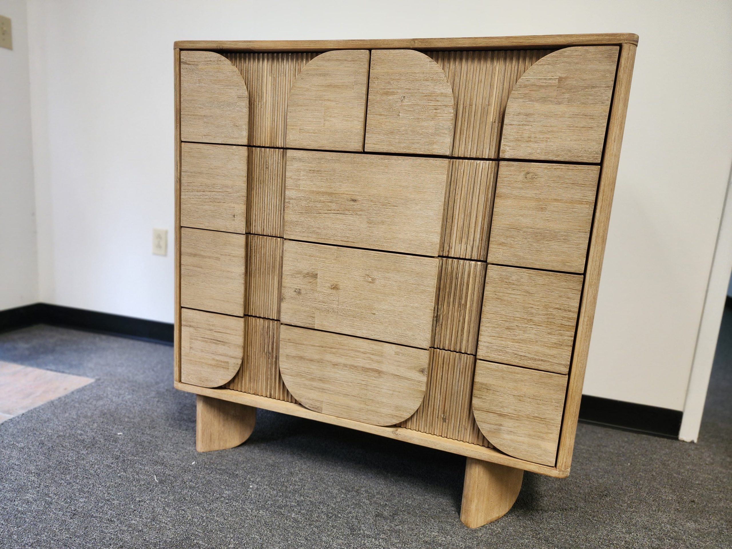 Lemannville Hina 5-Drawer Acacia Chest