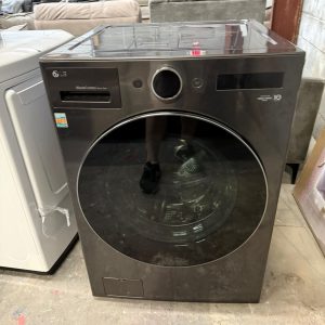 LG - 5.0 cu. ft. Mega Capacity Smart Front Load Washer with Turbowash 360 and AI DD Built-In Intelligence