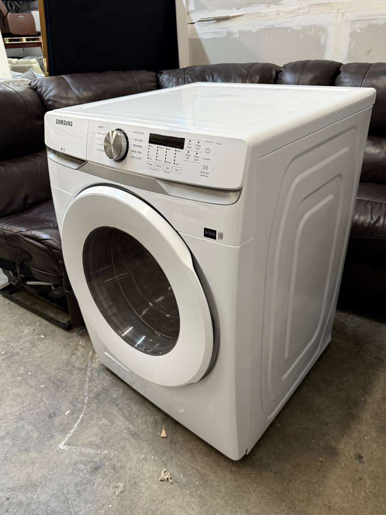 Samsung - 4.5 cu. ft. Front Load Washer with Vibration Reduction Technology+ and 7.5 cu. ft. ELECTRIC Dryer with Stacking Kit - Image 3