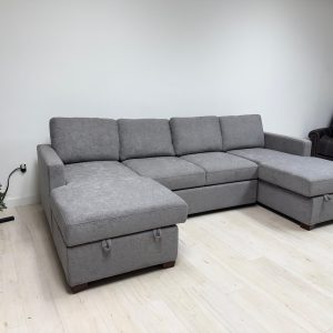 Thomasville Corvalis Convertible Sectional with Double Storage Chaise