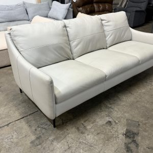 Abbyson top grain leather Cordelia sofa