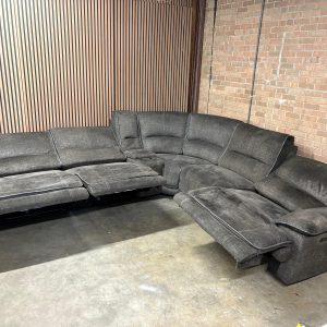Redding 6-piece Fabric Power Reclining Sectional with Power Headrest