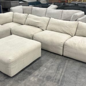 Paige 6-piece Modular Fabric Sectional