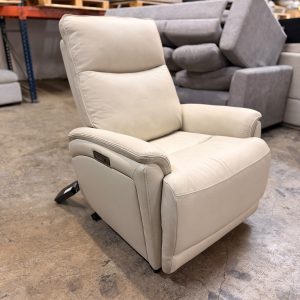 Gilman Creek – Top-grain Leather CloudZero Power Recliner with Power Headrest