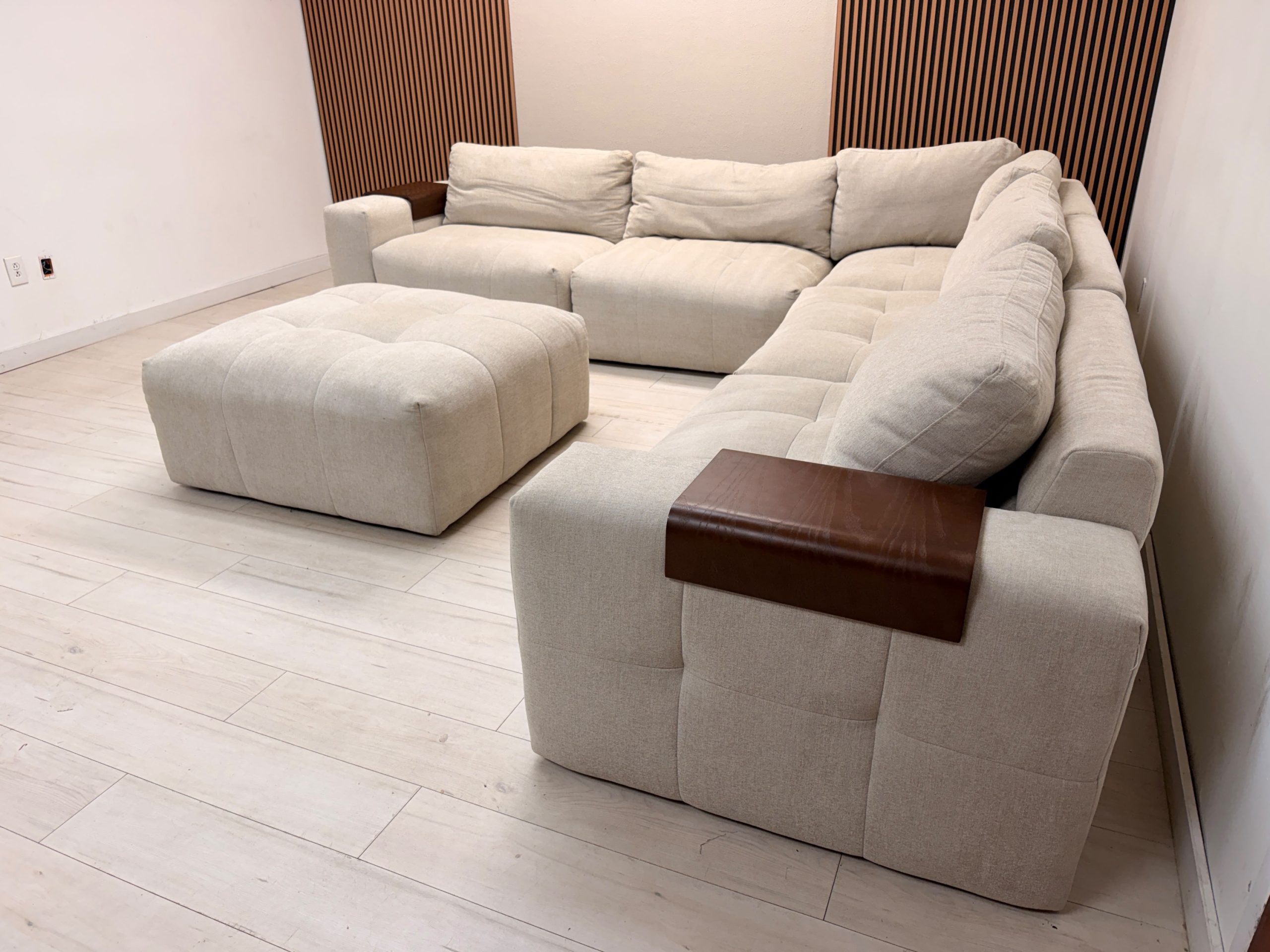 Paige 6-piece Modular Fabric Sectional - Image 5
