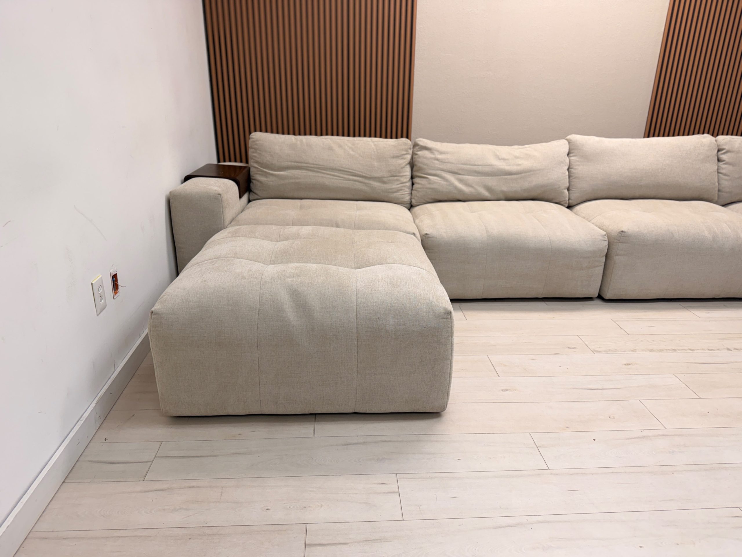 Paige 6-piece Modular Fabric Sectional - Image 4