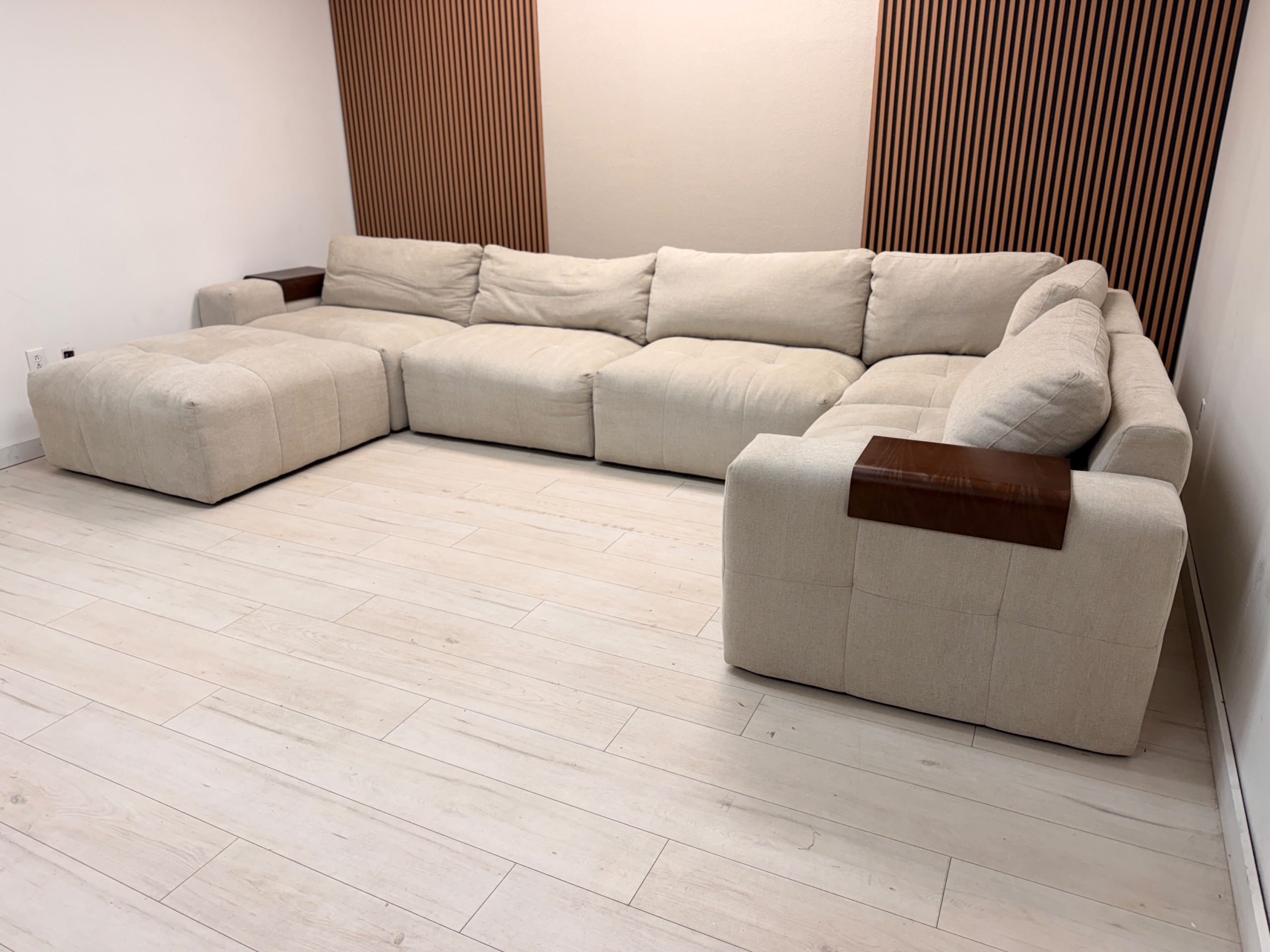 Paige 6-piece Modular Fabric Sectional