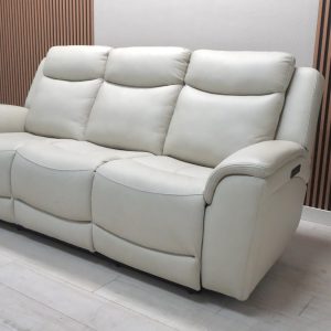 Sanders Leather Power Reclining Sofa with Power Headrests