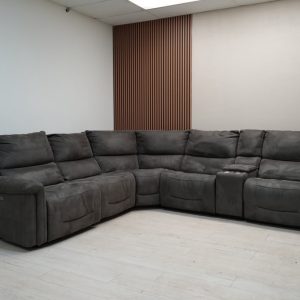 Carlin Fabric Power Reclining Sectional with Power Headrests
