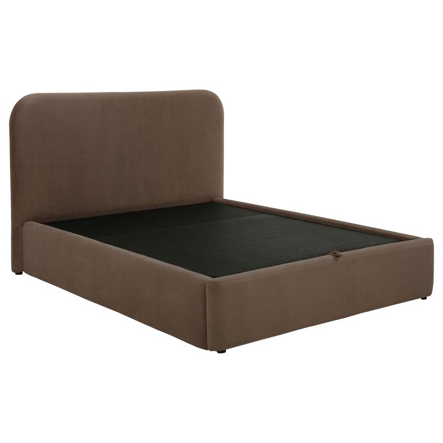 Anders Lift Storage Bed, Chocolate – view 2