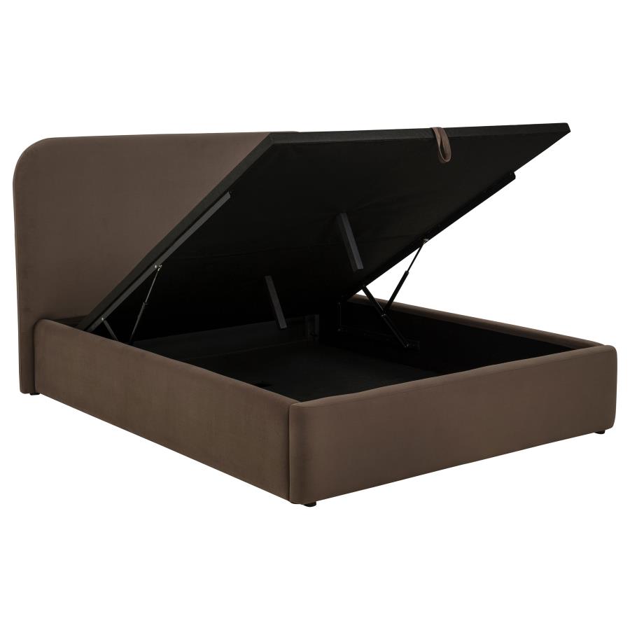 Anders Lift Storage Bed, Chocolate – view 3