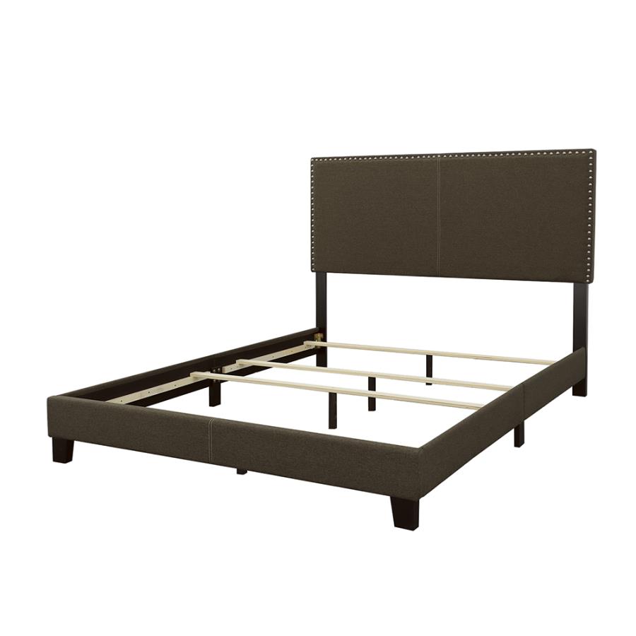 Boyd Upholstered Panel Bed, Charcoal – view 3