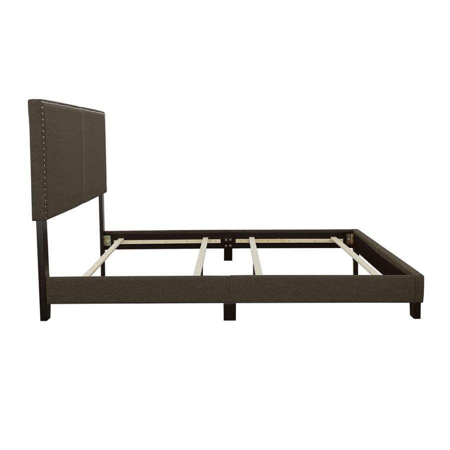 Boyd Upholstered Panel Bed, Charcoal – view 4