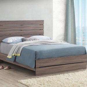 Brantford Panel Bed, Barrel Oak – view 1
