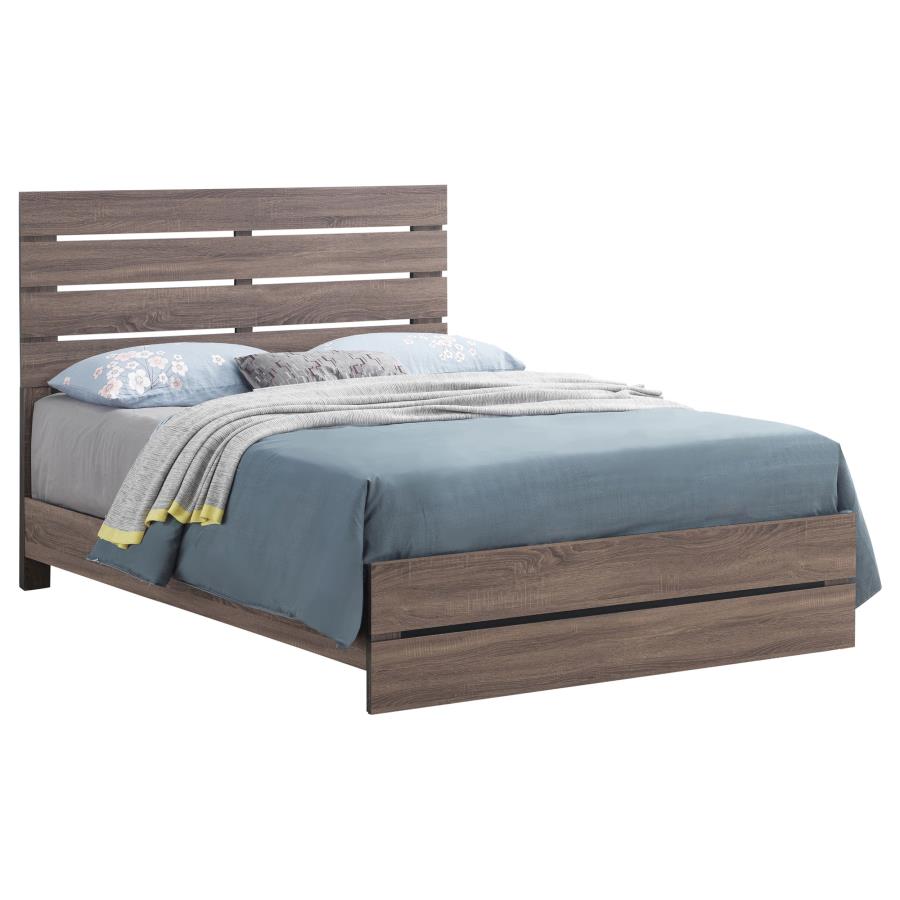 Brantford Panel Bed, Barrel Oak – view 3