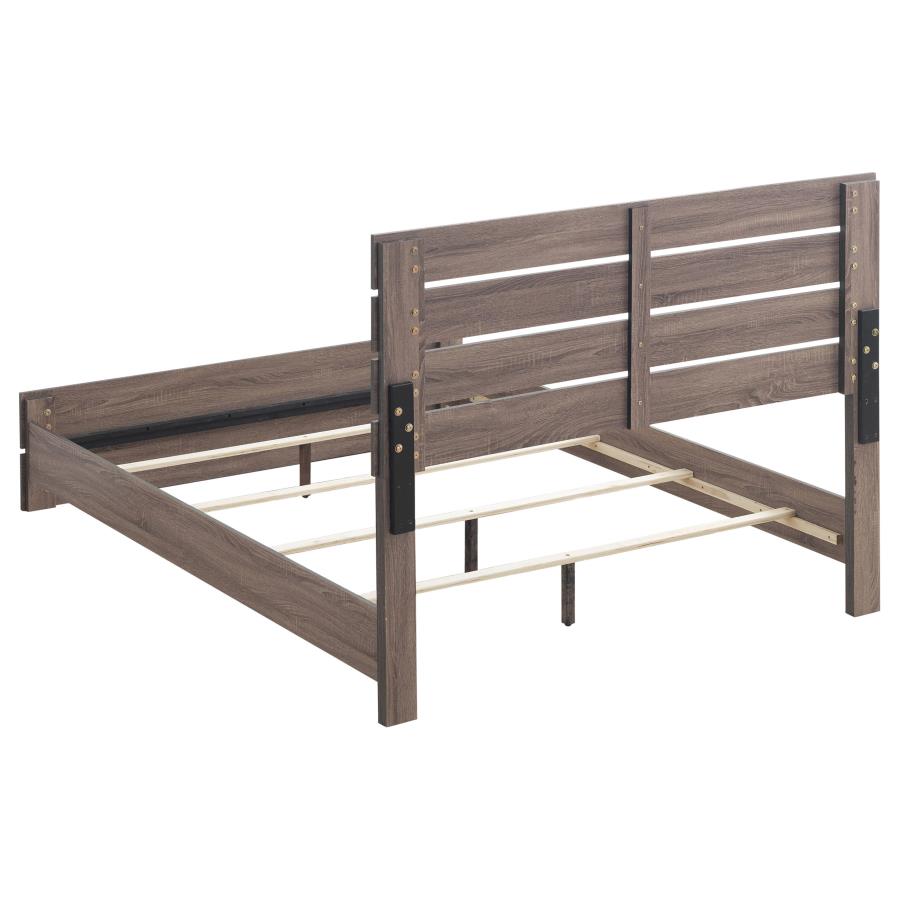 Brantford Panel Bed, Barrel Oak – view 4