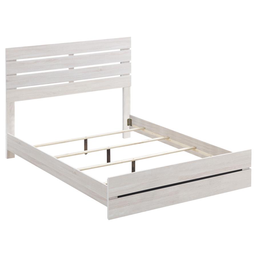 Brantford Panel Bed, Coastal White – view 2