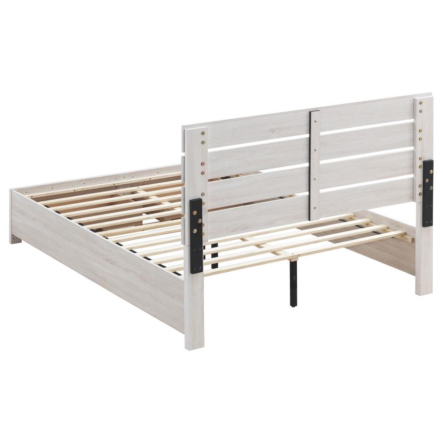 Brantford Storage Bed, Coastal White – view 4