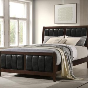 Carlton Panel Bed, Cappuccino – view 1