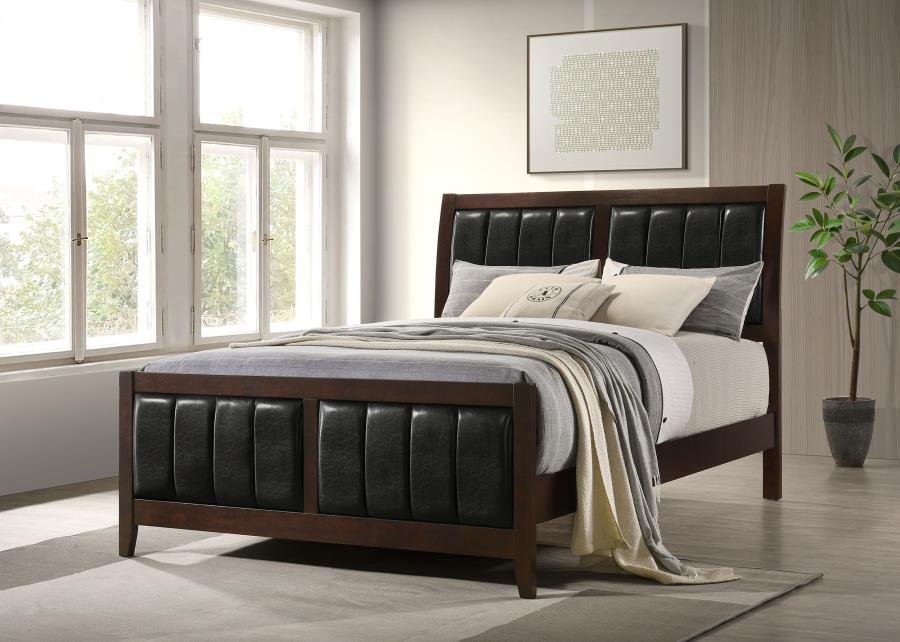 Carlton Panel Bed, Cappuccino – view 1