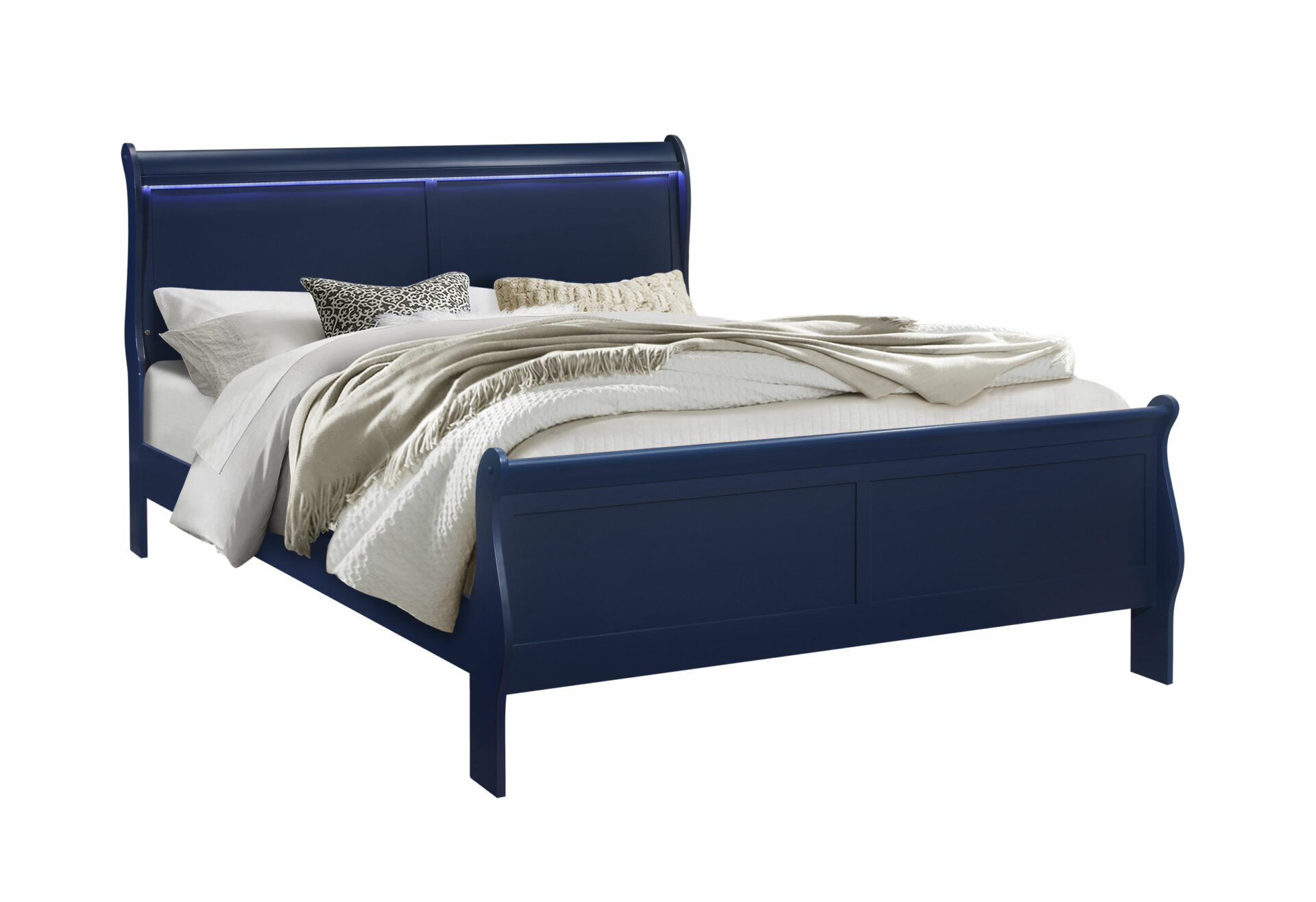 Charlie Bed with LED, Blue – view 2