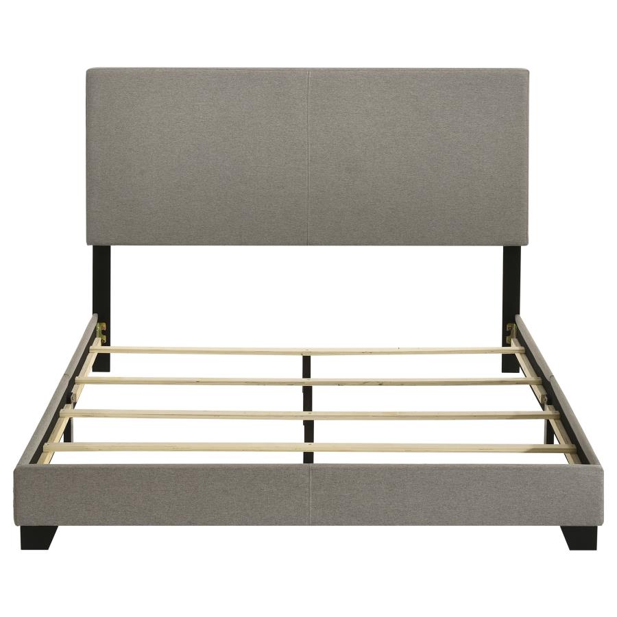 Dorian Fabric Panel Bed, Taupe – view 4
