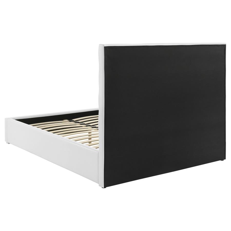 Felicity Upholstered Platform Bed, White – view 5