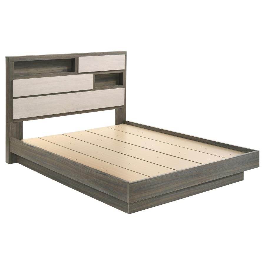 Fenwick Bookcase Bed, Grey Oak – view 2