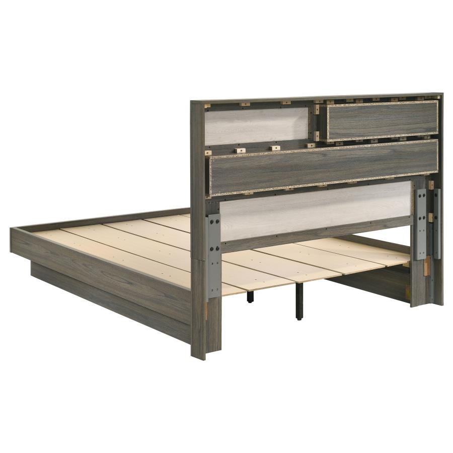 Fenwick Bookcase Bed, Grey Oak – view 5