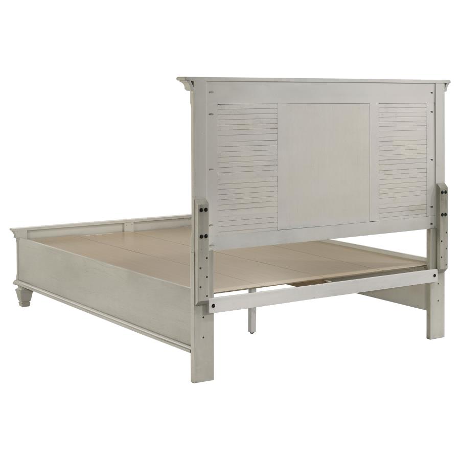 Franco Storage Bed, Distressed White – view 5