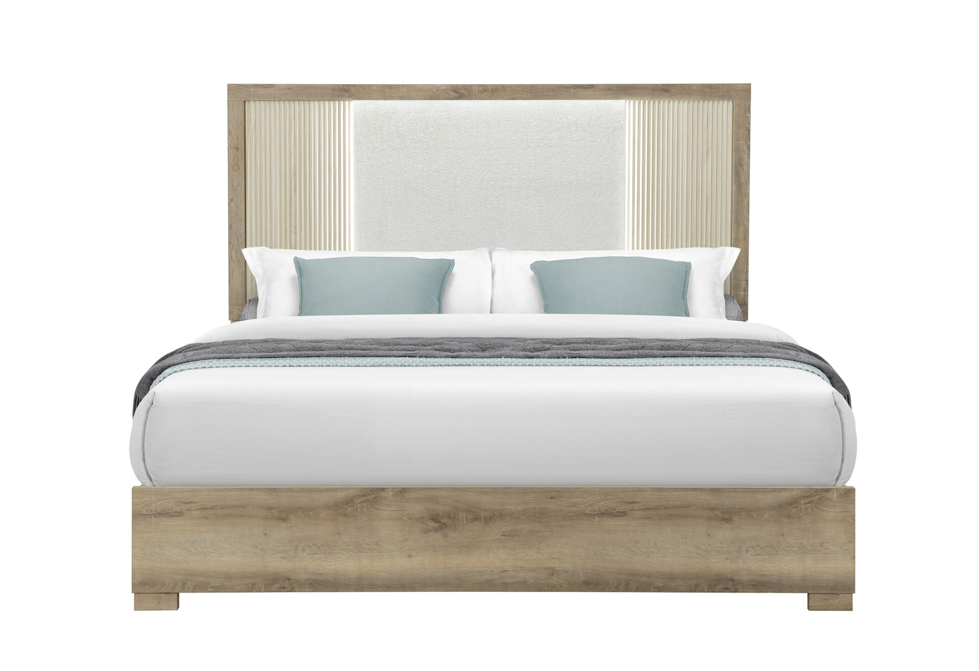 Gabriel Bed, Brown – view 1