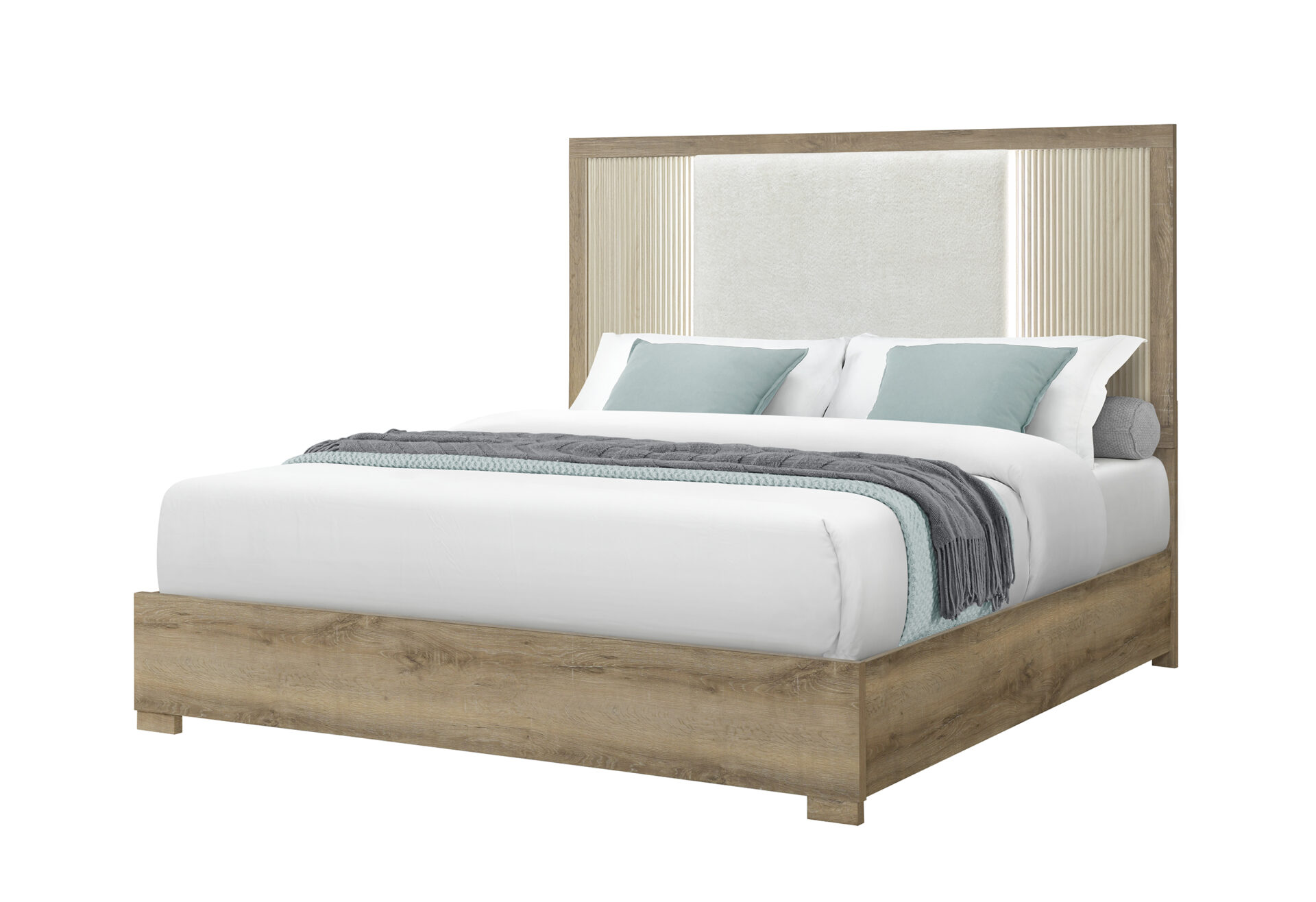 Gabriel Bed, Brown – view 2