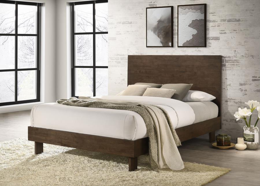Glenwood Platform Bed, Warm Brown – view 1