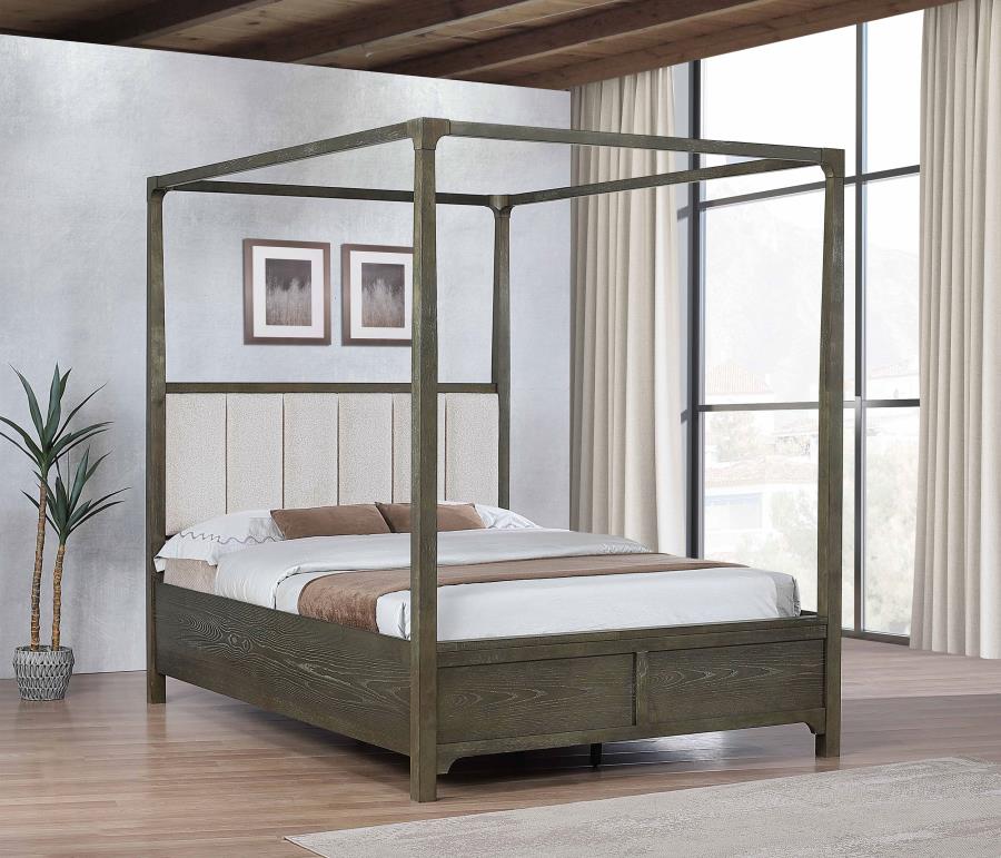 Gran Park Canopy Bed, Dark Cocoa – view 1