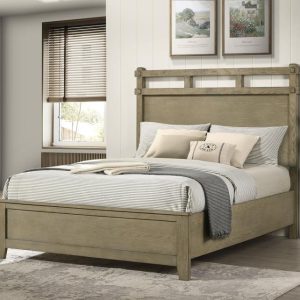 Hazlewood Panel Bed, Vineyard Oak – view 1
