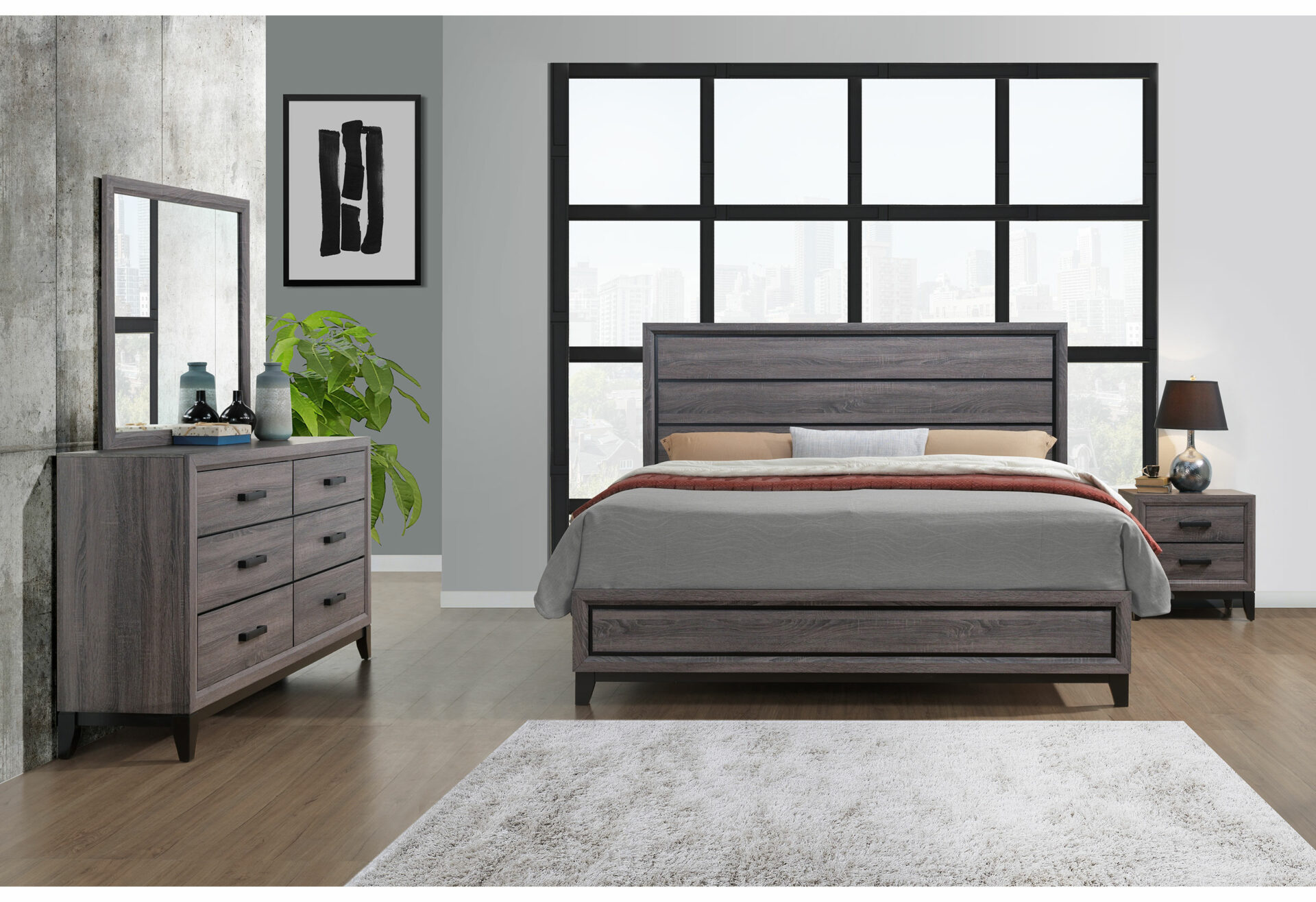 Kate Bed, Grey – view 3