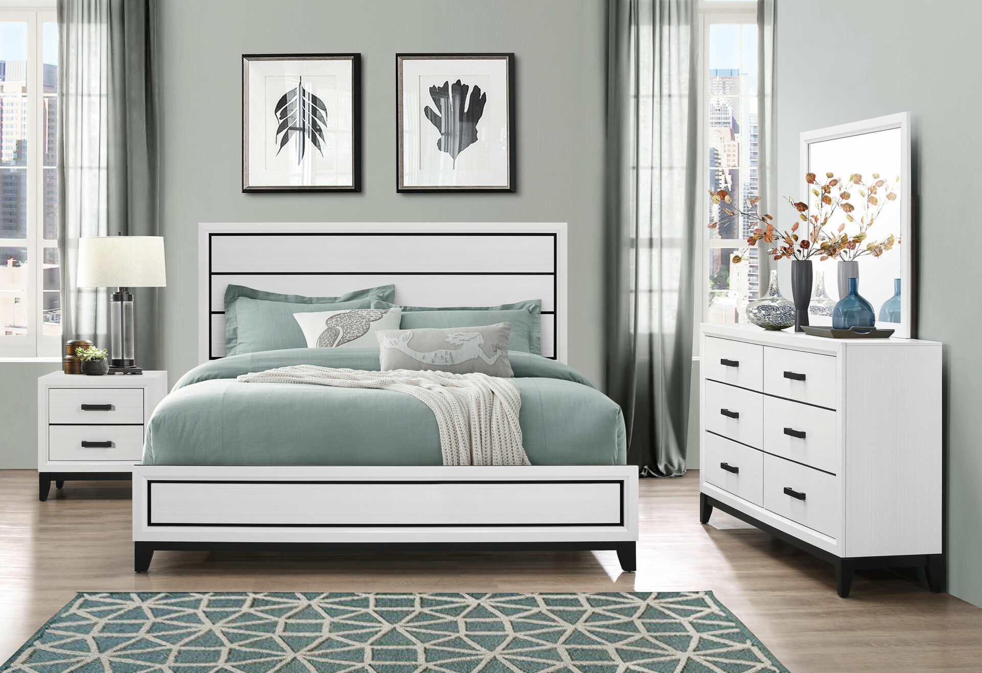 Kate Bed, White – view 4