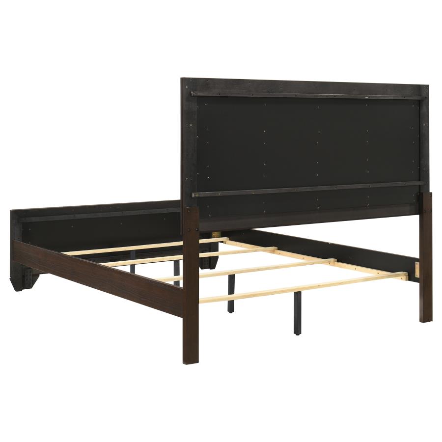 Kauffman Panel Bed, Dark Cocoa – view 4