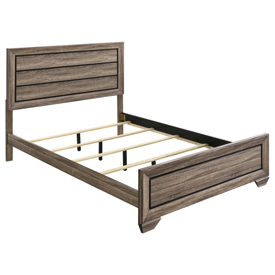 Kauffman Panel Bed, Washed Taupe – view 2