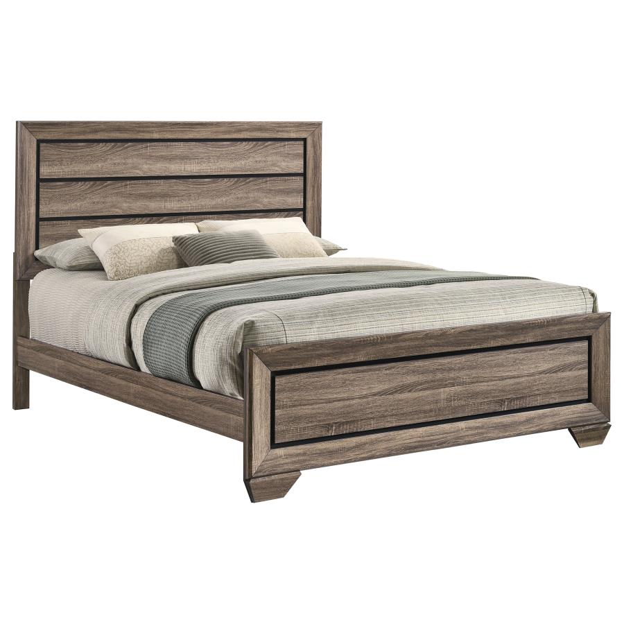 Kauffman Panel Bed, Washed Taupe – view 3