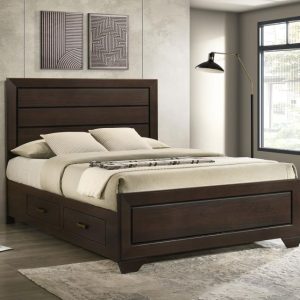 Kauffman Storage Bed, Dark Cocoa – view 1